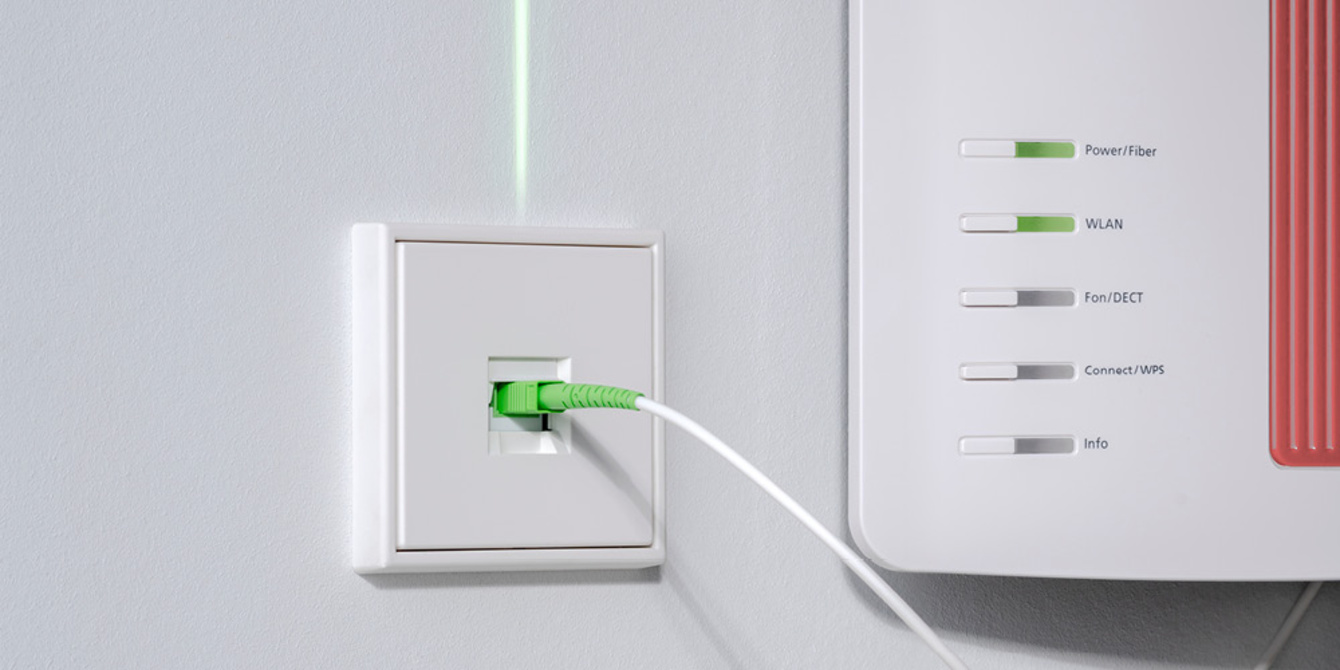 Die neuen Glasfaser-Anschlussdosen bei MS-Elektroinstallation in Friedrichsdorf