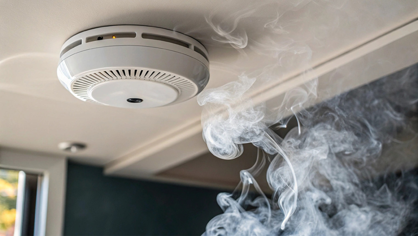 Rauchwarn­melder bei MS-Elektroinstallation in Friedrichsdorf